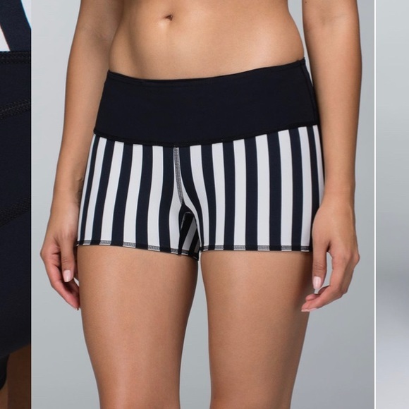 *Lululemon* Black/White, Water Bound Short - Picture 2 of 9